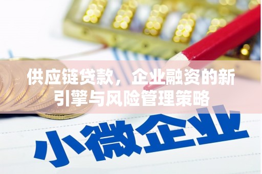 细河供应链贷款，企业融资的新引擎与风险管理策略