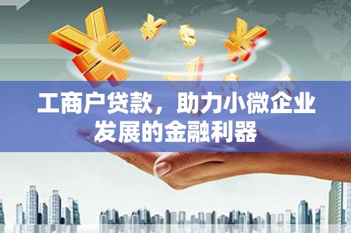 细河工商户贷款，助力小微企业发展的金融利器
