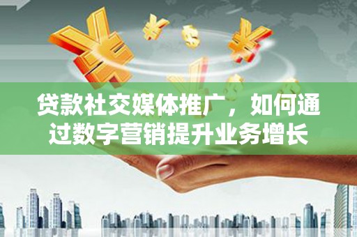 细河贷款社交媒体推广，如何通过数字营销提升业务增长