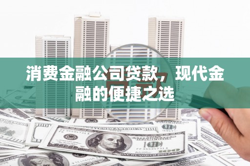 细河消费金融公司贷款，现代金融的便捷之选
