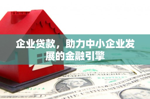 细河企业贷款，助力中小企业发展的金融引擎