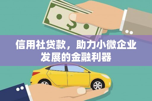 细河信用社贷款，助力小微企业发展的金融利器