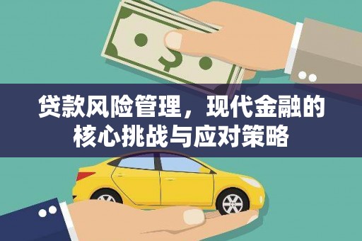 细河贷款风险管理，现代金融的核心挑战与应对策略