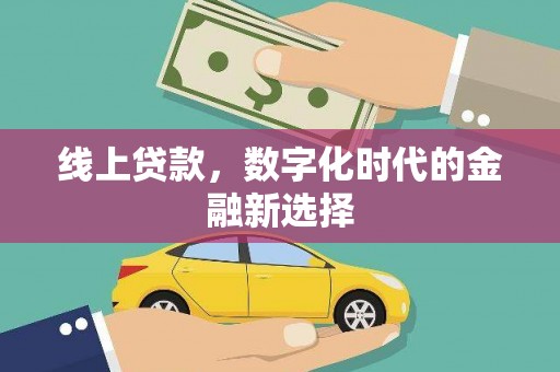 细河线上贷款，数字化时代的金融新选择