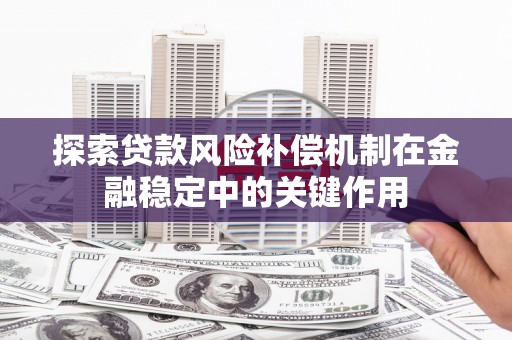 细河探索贷款风险补偿机制在金融稳定中的关键作用