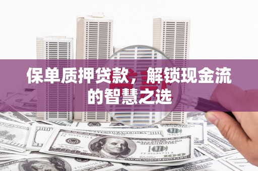 细河保单质押贷款，解锁现金流的智慧之选
