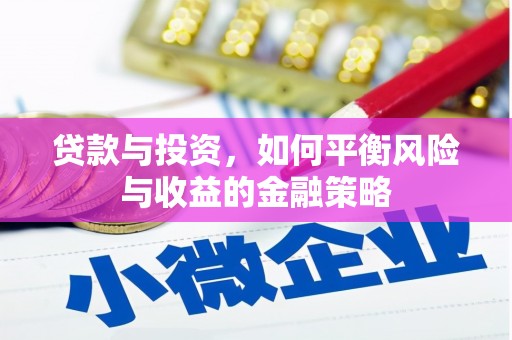 细河贷款与投资，如何平衡风险与收益的金融策略