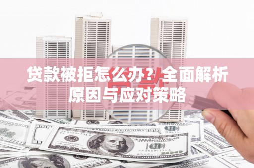 细河贷款被拒怎么办？全面解析原因与应对策略
