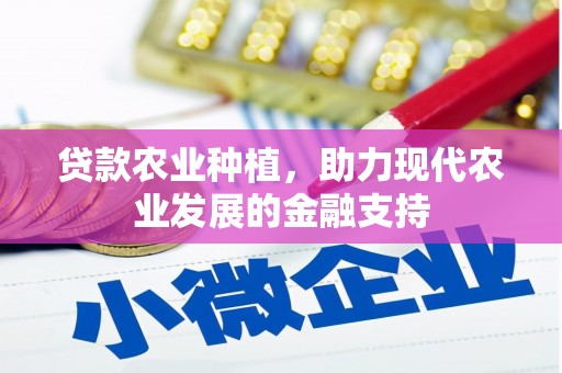 细河贷款农业种植，助力现代农业发展的金融支持